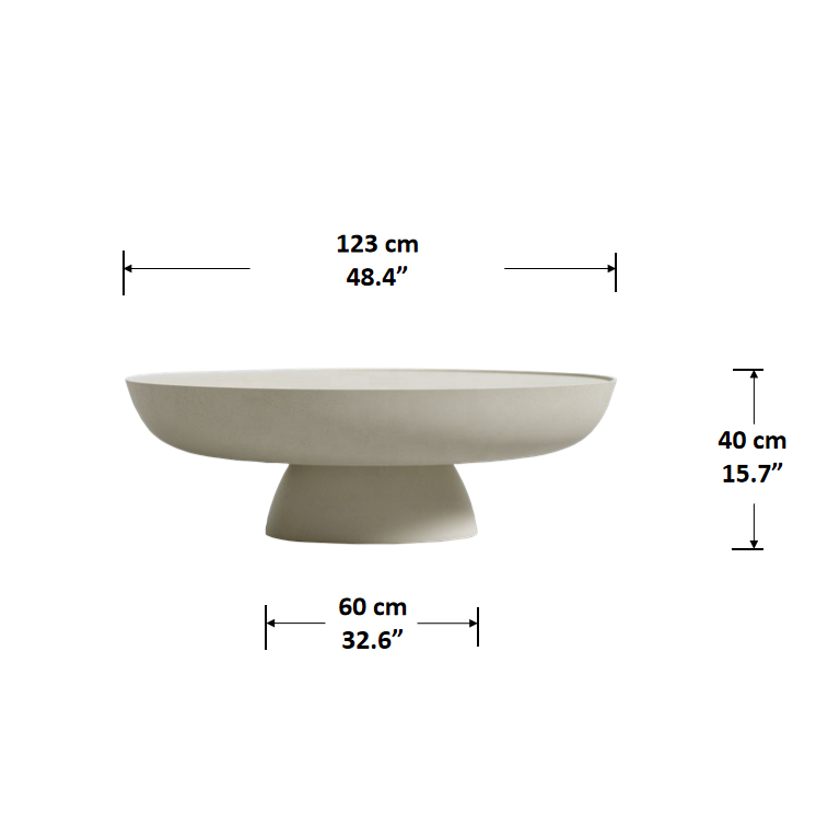 Hot Selling  Modern  Living  Room Side Tables Simple Design Outdoor Table Concrete  Coffee Table