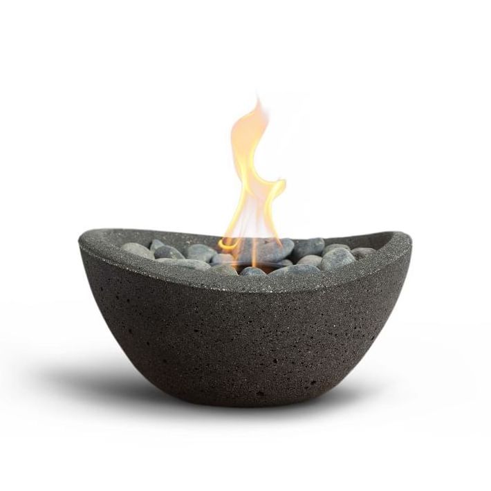 Hot Selling Portable Personal Bio Ethanol Concrete Cement Fireplace Tabletop Fire Pit for Outdoor and Indoor Use