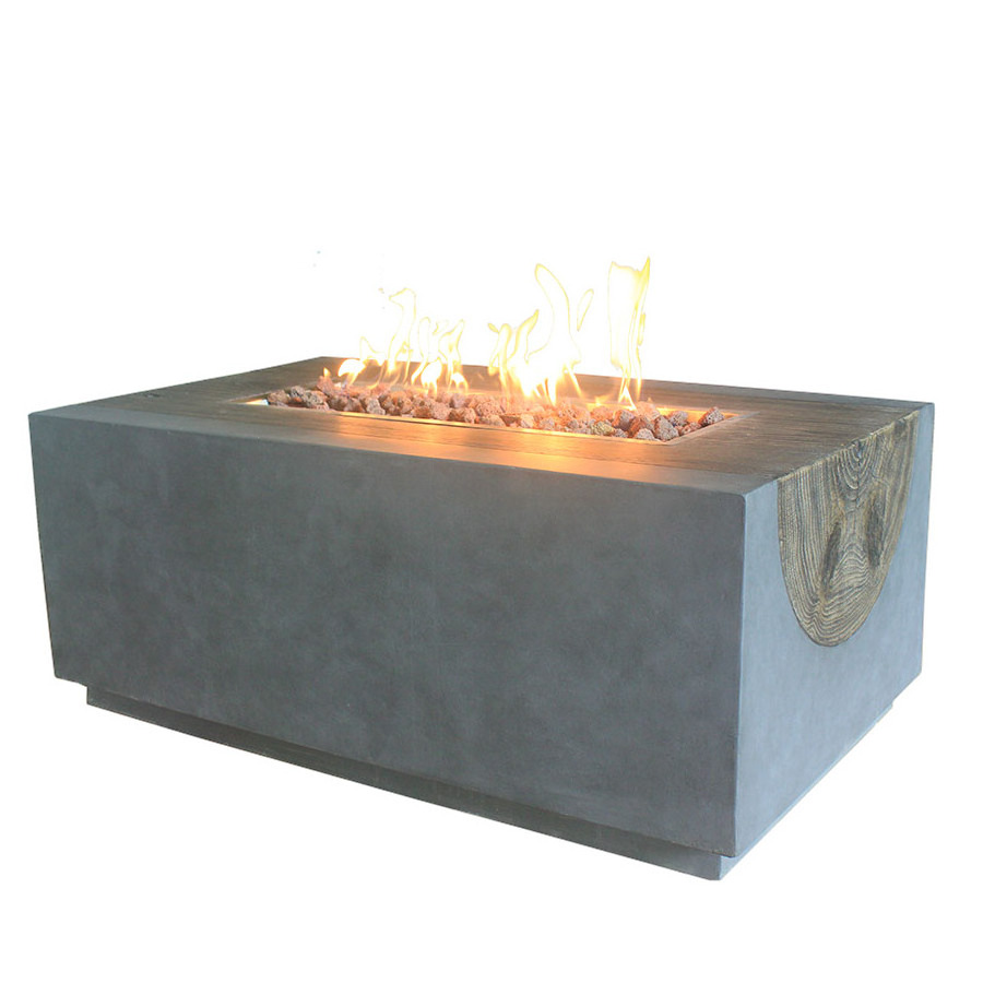 Special Design Square Outdoor Table Top Propane Fire Pit Table In Patios