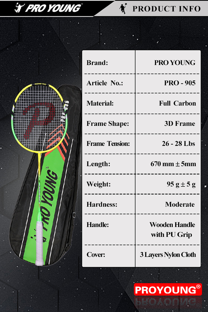 Customized high quality badminton rackets with Carry bag Graphite badminton Racket  Carbon rackets for Famiy funny