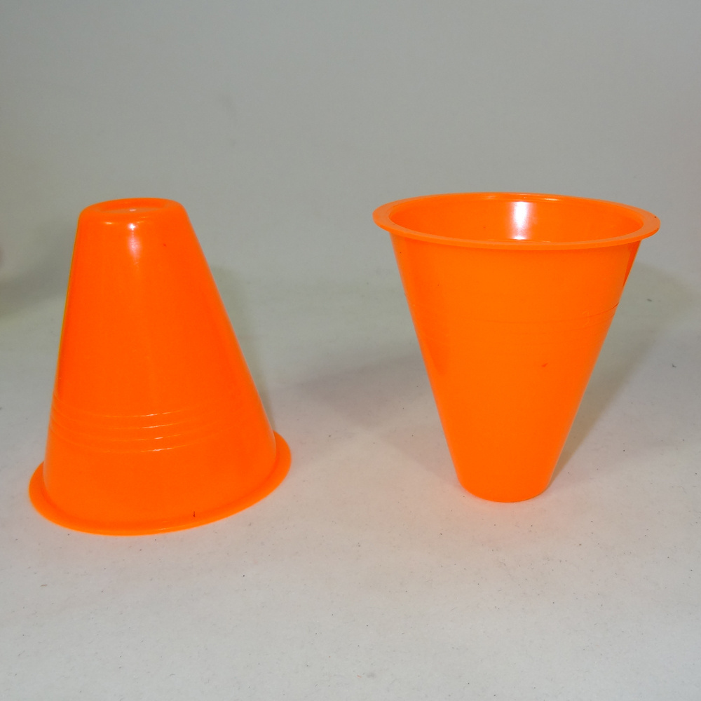 3-Inch Plastic PE Sport Training Traffic Cones for Fitness Soccer & Football Agility Marker Cone for Home Gym Kids' Training