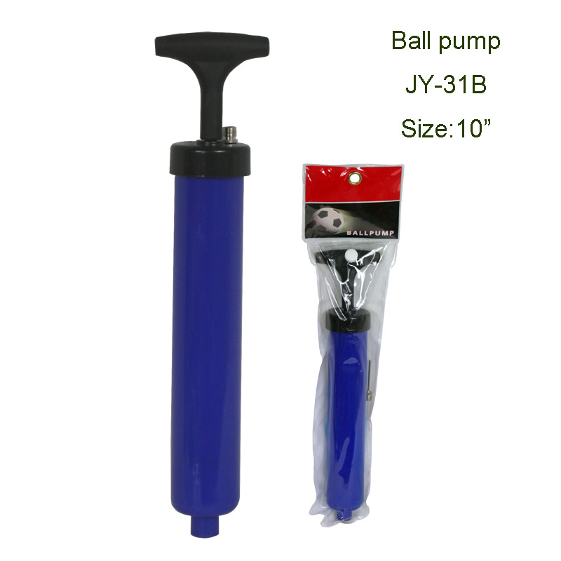 10 inch custom logo and color basketball soccer ball air pump hand air pump with needle