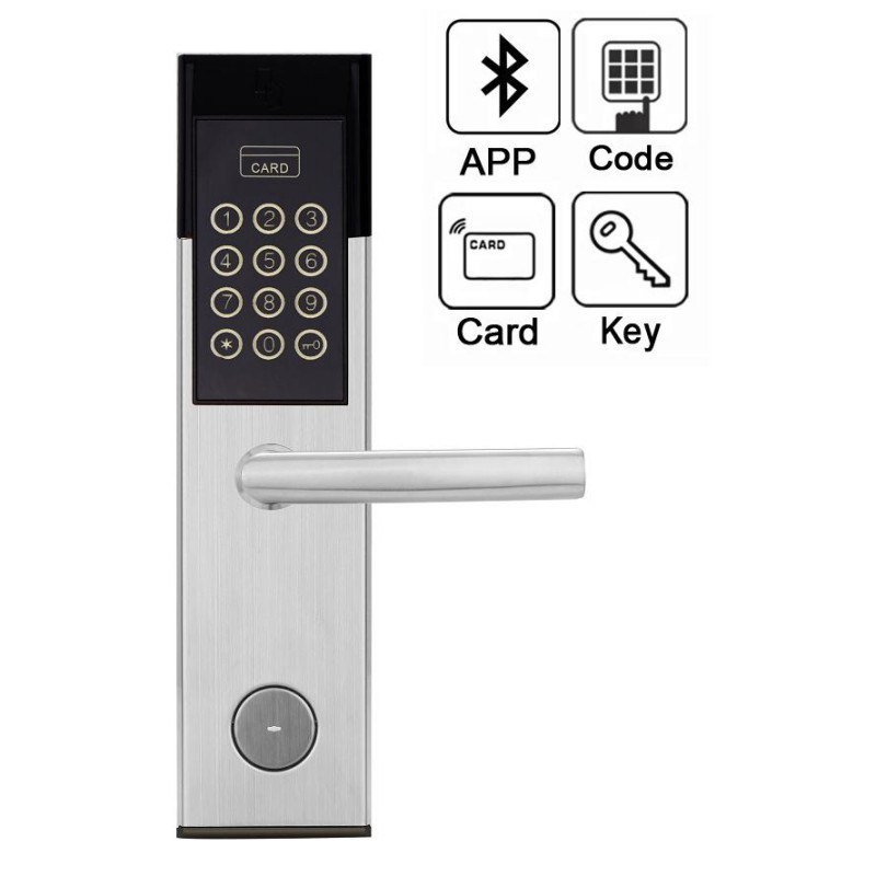 Home Office Apartment Hotel TTLock App Wifi Smart Door Lock Intelligent Keyless Entry Door Lock with Keypad