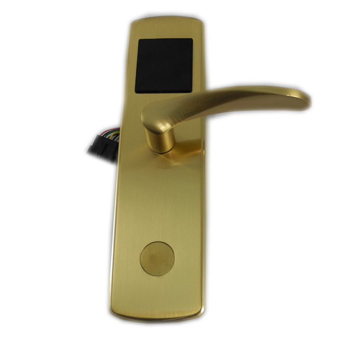 Rfid Card Security Gate System lock Electronic Handle Locking Keys Door Cylinders Hotel Lock