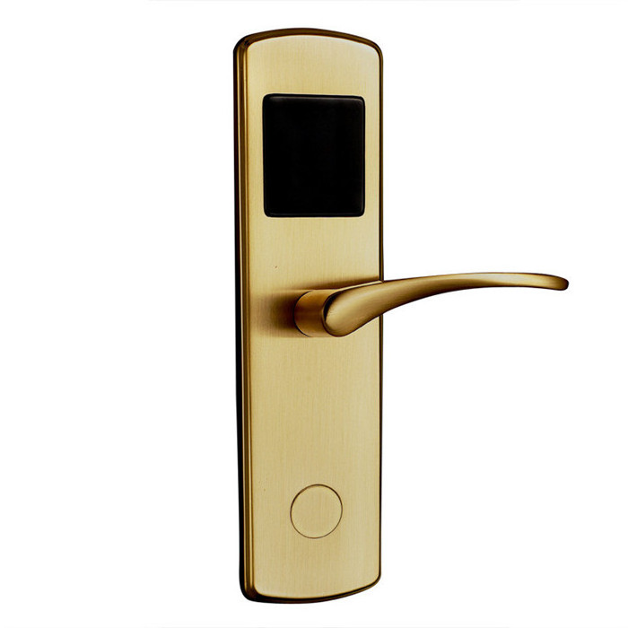 Rfid Card Security Gate System lock Electronic Handle Locking Keys Door Cylinders Hotel Lock