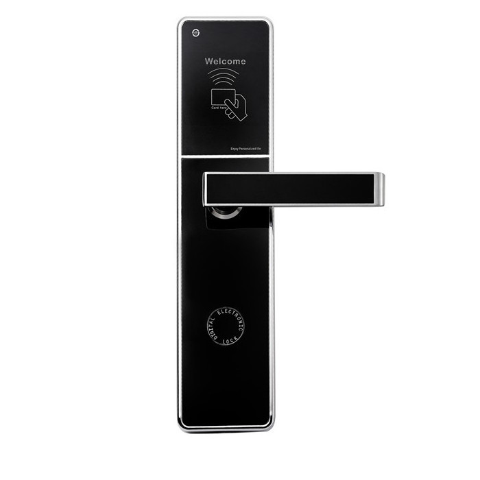 TOP QUALITY RFID Smart Hotel Swipe Key Card Door Lock With Free Door Lock Management System keyless door lock