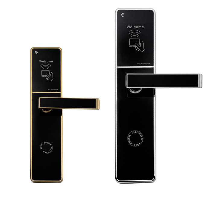 TOP QUALITY RFID Smart Hotel Swipe Key Card Door Lock With Free Door Lock Management System keyless door lock