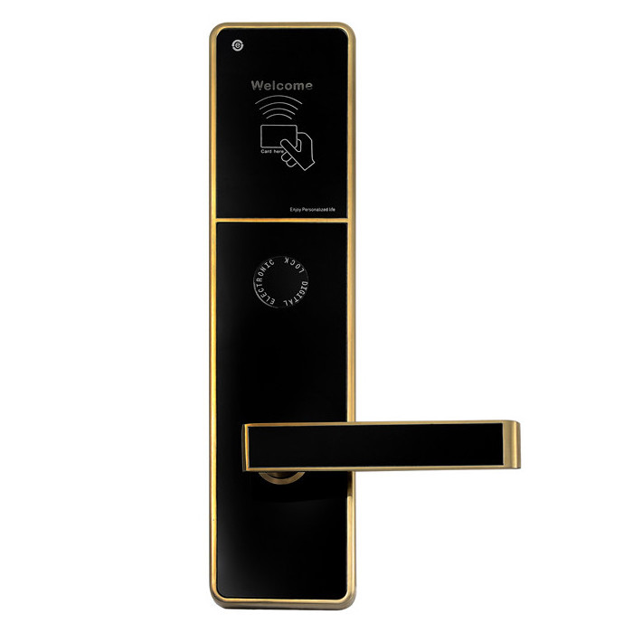 TOP QUALITY RFID Smart Hotel Swipe Key Card Door Lock With Free Door Lock Management System keyless door lock