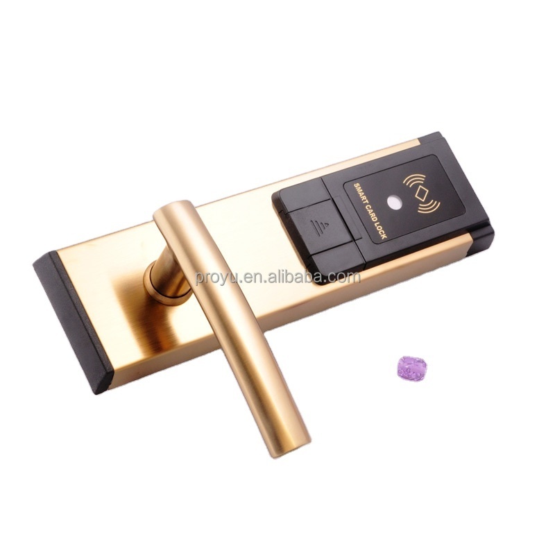 Easy Install Hotel Lock Magnetic Card Key Lock for Hotel