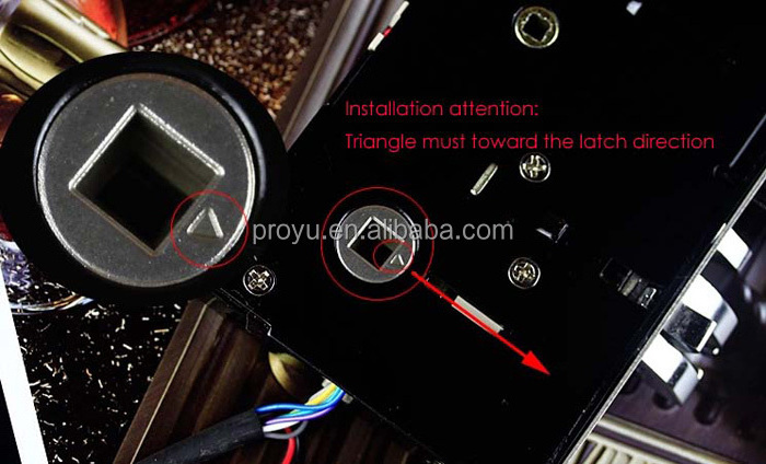 Easy Install Hotel Lock Magnetic Card Key Lock for Hotel