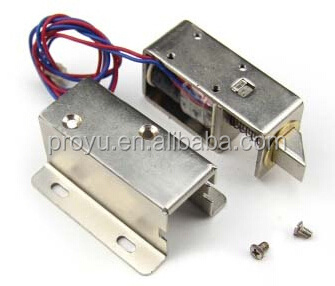 Electric solenoid 12v cabinet lock Solenoid Lock Door Drawer Slim Design Assembly Magnetic Lock for Cabinet Door Drawer