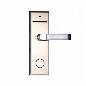 smart door lock IC card reader insert intelligent hotel lock With Level Handle