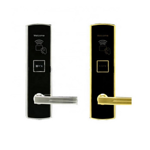 Security Proximity Card Hotel Door Handle Lock Smart Card RFID Hotel Door Lock with Software Management