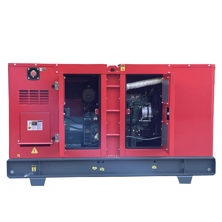 30KW Diesel Generator Set 30KVA Silent Type Open Frame Trailer Type with Auto Start 1500RPM 400V/110V Rated Voltage for Sale