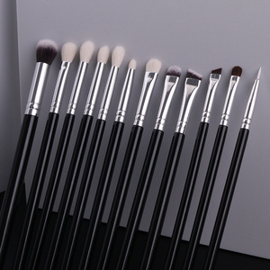 12PCS Eyeshadow Blending Crease Kit Shader Brushes Cosmetic Tools Synthetic Hair Accept Sample Order 1 Set