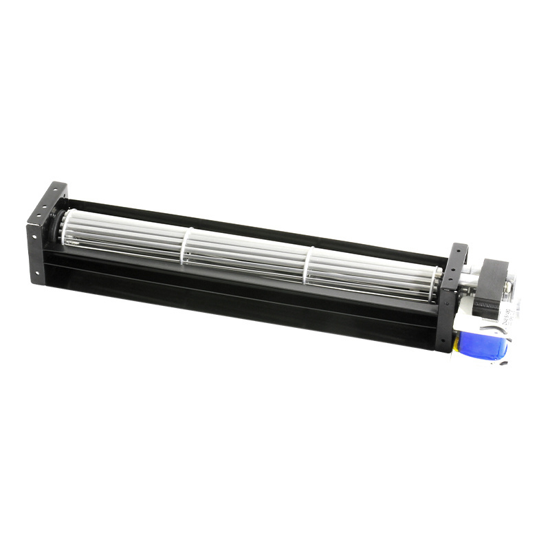 PRSK AC 120V 230V 30mm  Cross Flow Fan Aluminum Alloy Blade Tangential Fan Blower For Air Curtain