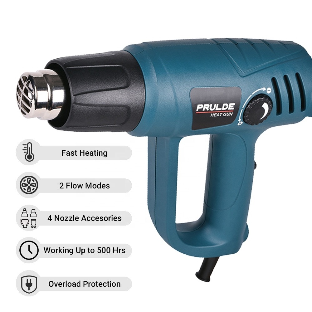 PRO Dual Temperature Industrial Heat Gun for shrink wrap epoxy tumblers soldering phone repair