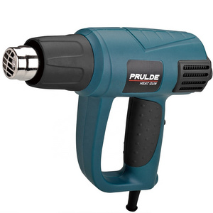 PRULDE  2000W 600 Degrees Celsius Electric Heat Gun Variable Temperature Control with Nozzles