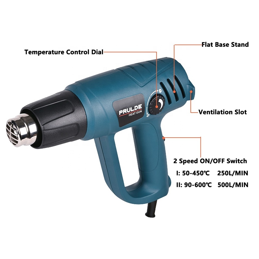 PRO Dual Temperature Industrial Heat Gun for shrink wrap epoxy tumblers soldering phone repair