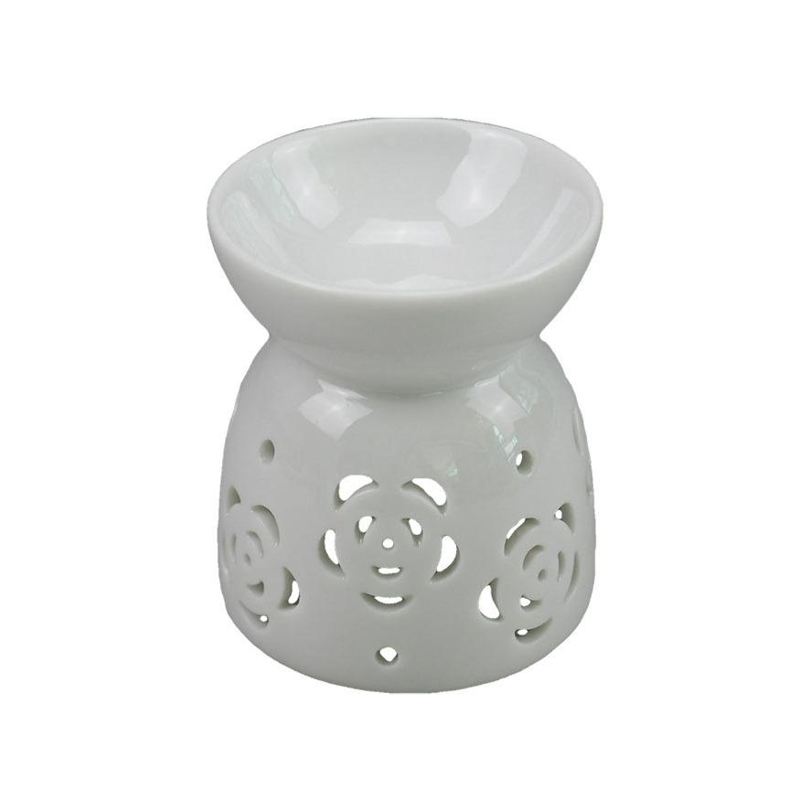 Wholesale custom tealight melt ceramic candle wax warmer