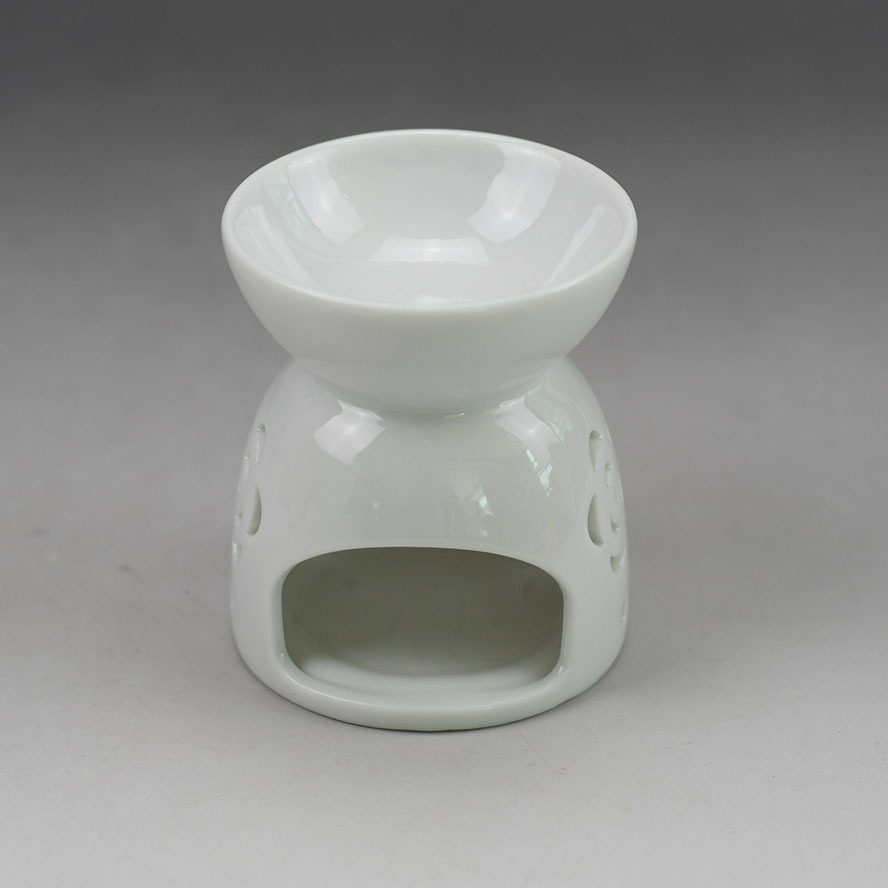 Wholesale custom tealight melt ceramic candle wax warmer