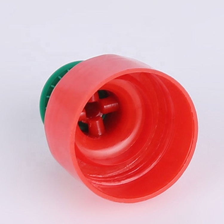 18mm 20mm 24mm 28mm  PP plastic push pull cap  liquid dish washing soap spout dispenser bottle cap