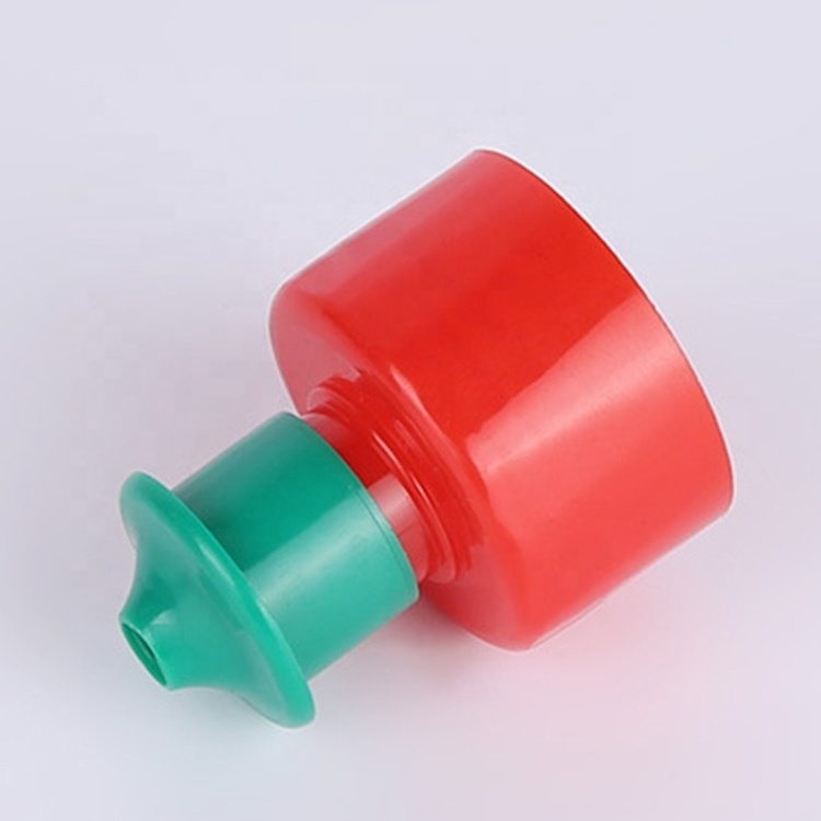 18mm 20mm 24mm 28mm  PP plastic push pull cap  liquid dish washing soap spout dispenser bottle cap