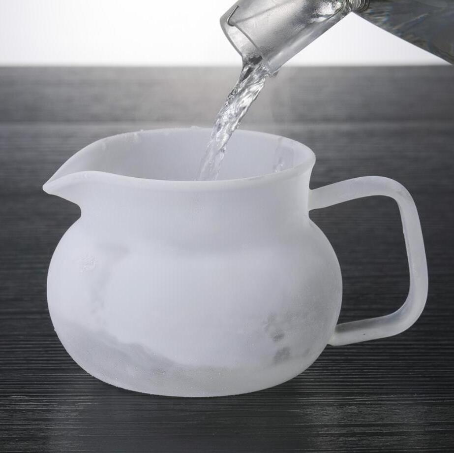 350ML Simple Brew Loose Leaf Tea Glass Teapot Tea Kettle With Stainless steel Metal Filtering lid