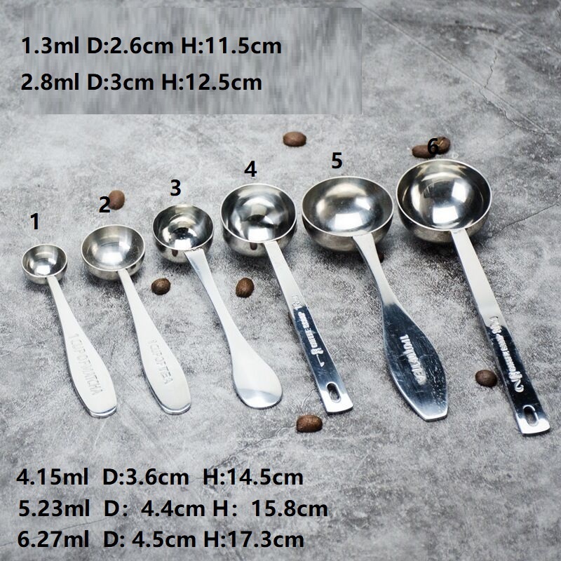 Wholesale 2.5Ml Matcha Measure Spoon Stainless Steel Spoons Tea Scoop With Handle