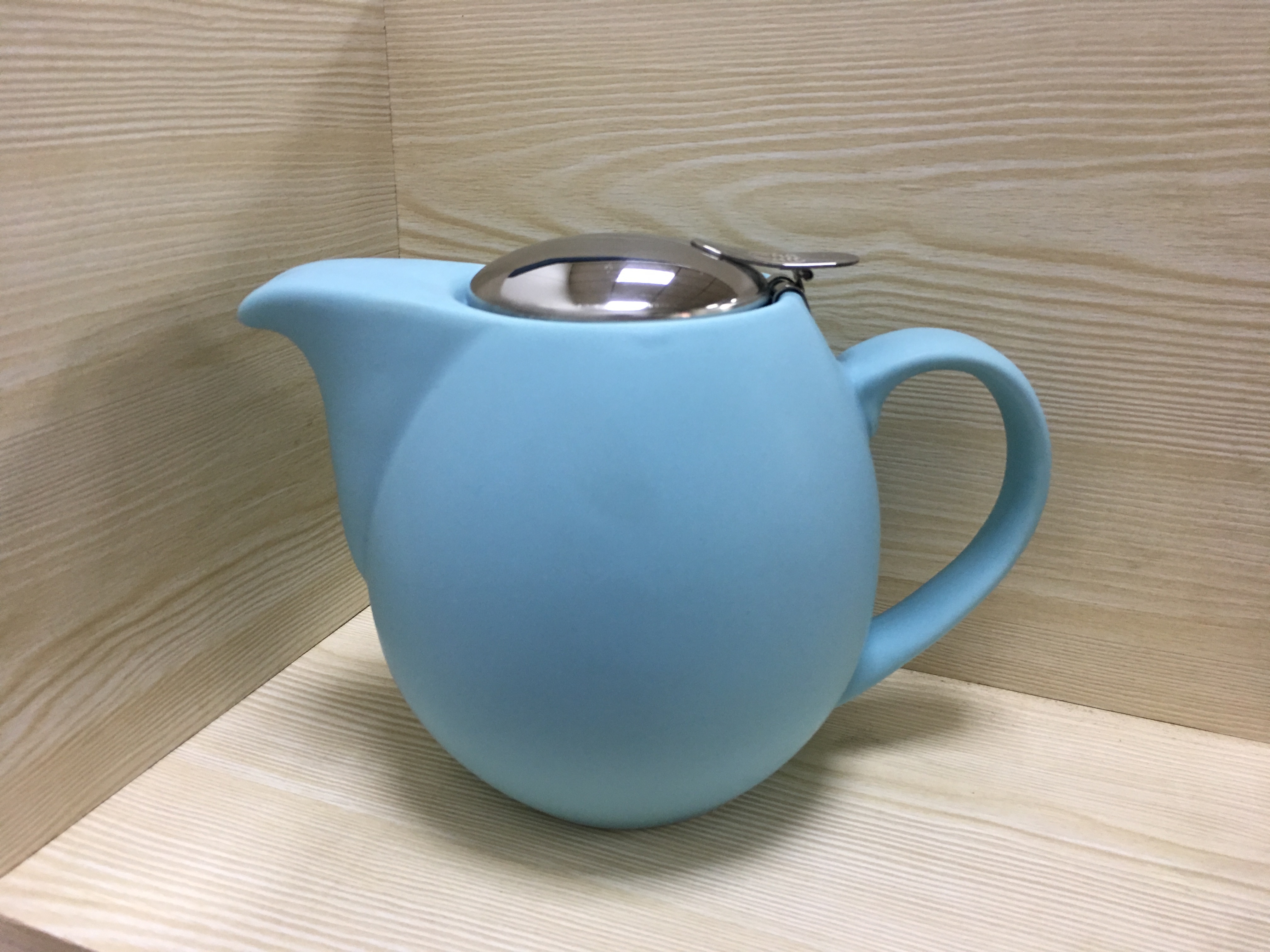 12oz 350ml Heat Resistant Small Ceramic Tea Pot Tea Kettle With Stainless Steel Infuser For Loose Leaf Blooming Tea