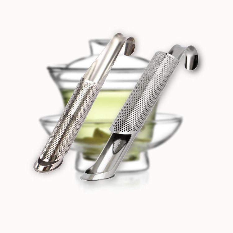 Premium Extra Fine Mesh Tea Maker Single Cup Brewer Stainless Steel Stick Pipe Tea Steeper