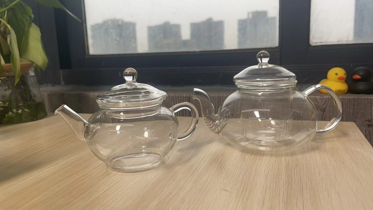 400ml 600ml 800ml 1000ml Stovetop Microwave Safe Teapot Loose Tea Infuser Clear Hand Made Glass Pot with Infuser