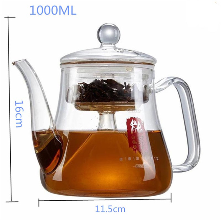 1000Ml All In One Distiller Set Health Care Glass Steamer Tea Pot