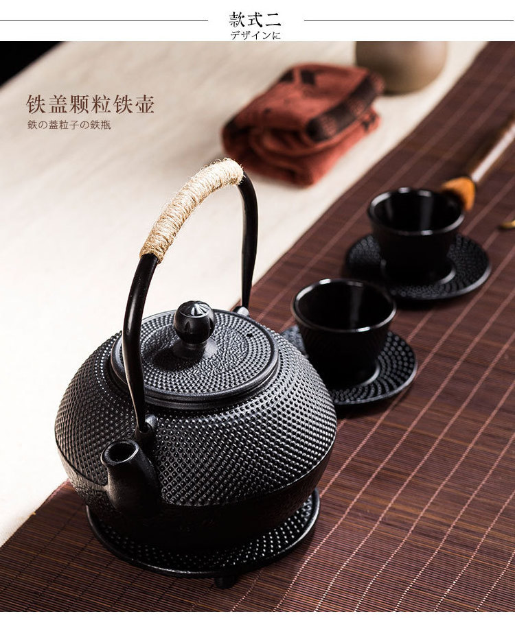 1200ml 40oz Large Loose Leaf Tea Teapot Cast Iron Teapot Japanese Tea Kettle with Stainless Steel Infuser