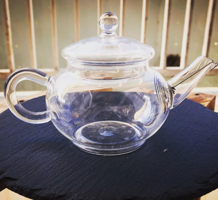 Mini Glass Teapot Tea Tasting Steeper Pot Hand Teamaker 250ml Small Glass Teapot