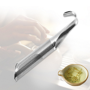 Premium Extra Fine Mesh Tea Maker Single Cup Brewer Stainless Steel Stick Pipe Tea Steeper