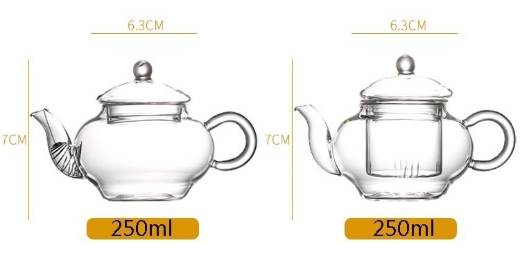 250Ml Small Mini Teapot Tea Sets Teapot Tea Cup Set Long Spout Kung Fu Traveling Teapot