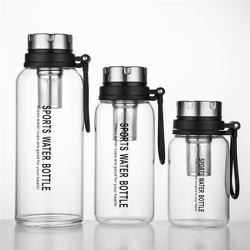 32 Oz Sports Tumbler With Stainless Steel Infuser Leak-Proof Water Bottle With Carry Strap