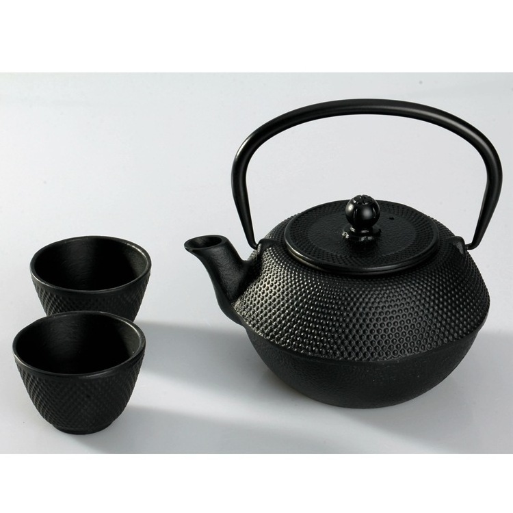 20oz Cast Iron Teapot - Tea Kettle with Infuser for Loose Tea - Stovetop Safe