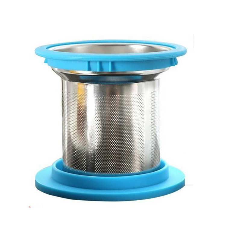 Extra Fine Mesh Tea Infuser Strainer Stainless Steel Tea Steeper Diffuser with Large Capacity Tea Basket and Lid