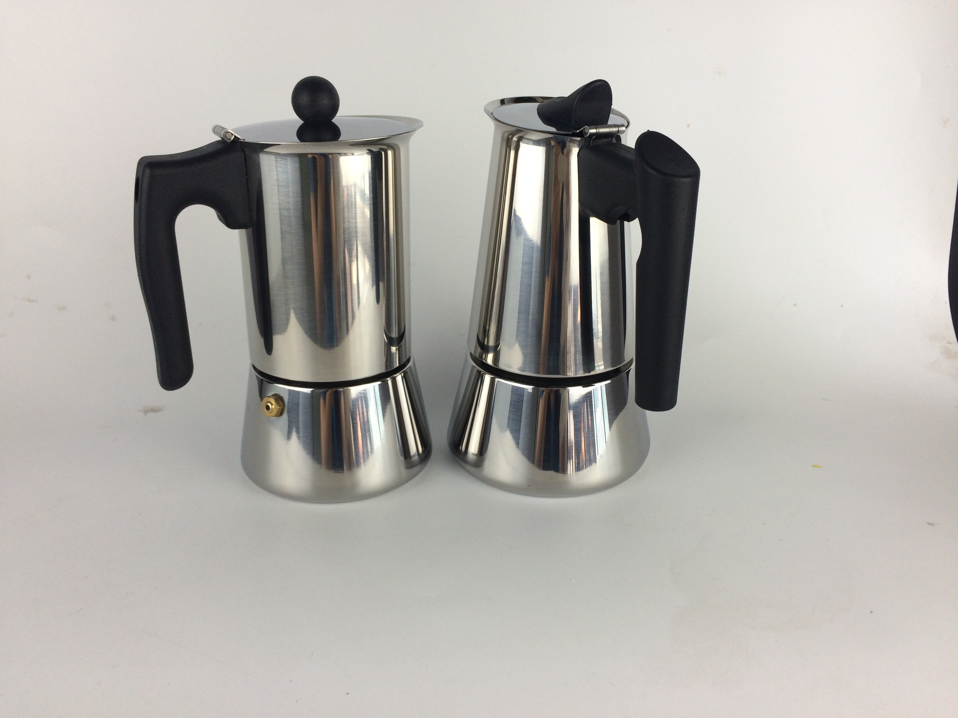 4 / 6/ 9 Cups Espresso Moka Pot Stainless Steel Coffee Maker Stovetop Coffee Maker