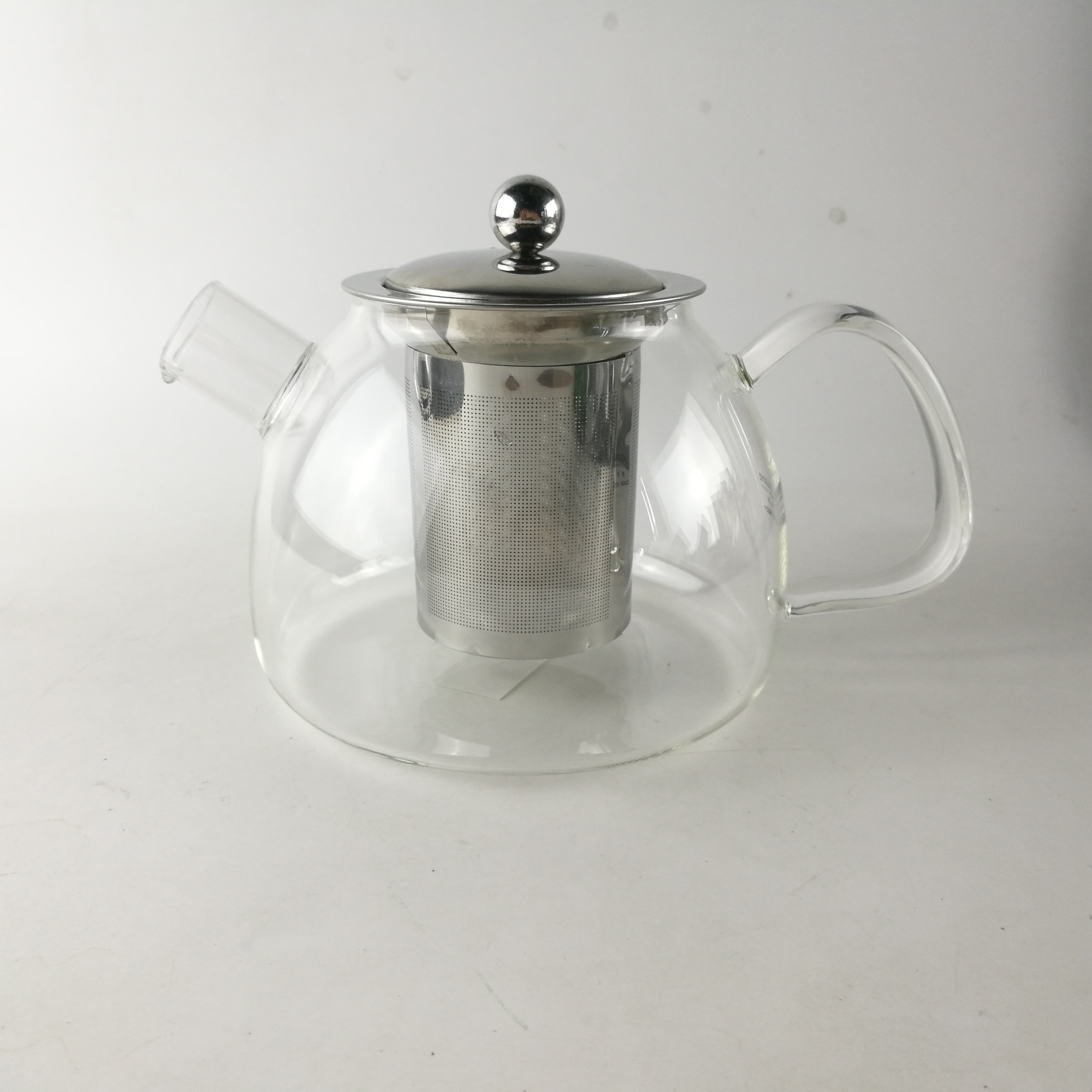 New Camping Teapot 20Oz Glass Kettle Teapot Tea Pot Coffee Pot Manufacturer With Removable Stainless Steel Infuser