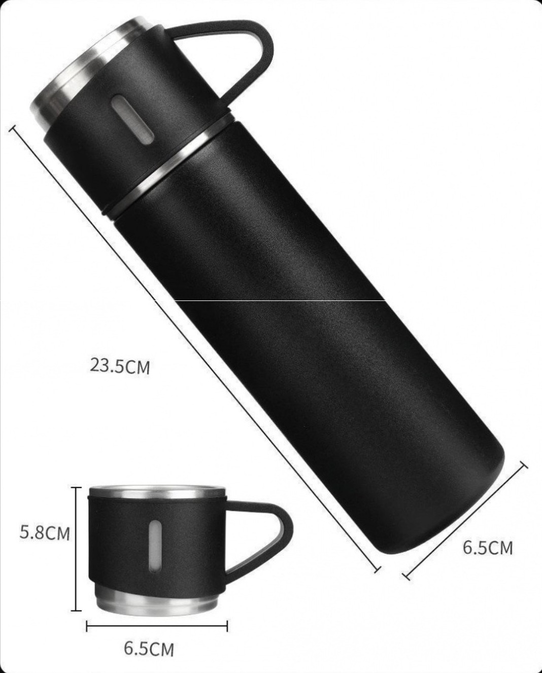 500Ml Gift Set Tumbler Gift Set Stocked Stainless Steel Vacuum Insulated Thermos Water Flasks Bottles For Tea Hot/Cold Drink