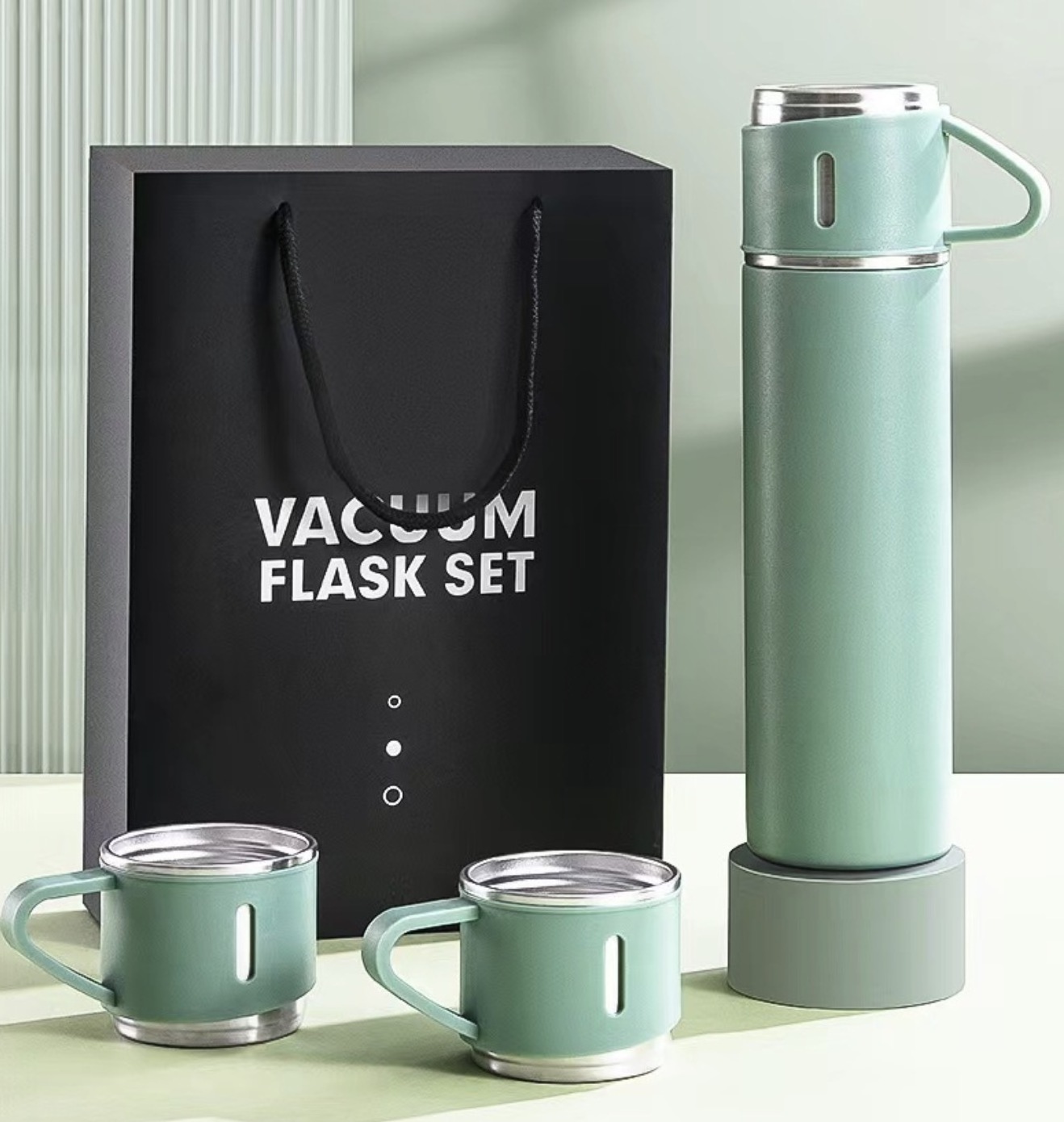 500Ml Gift Set Tumbler Gift Set Stocked Stainless Steel Vacuum Insulated Thermos Water Flasks Bottles For Tea Hot/Cold Drink