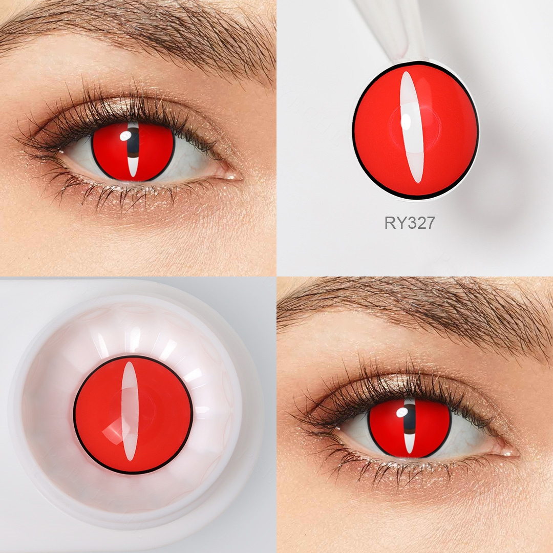 Pseyeche Cat eye lenses dragon eye colored contact lenses cosplay lentilla de color Contacts Halloween contact lenses