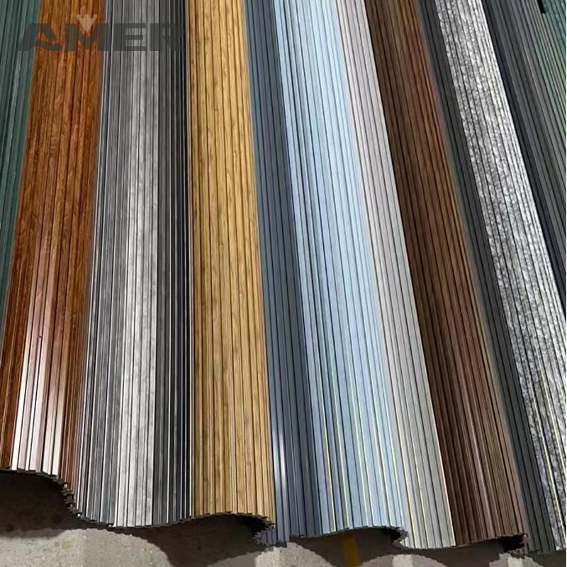 Rongke OEM wholesale spliceable waterproof decorative wood 3d decor curved wall panel wall mold outdoor for walls