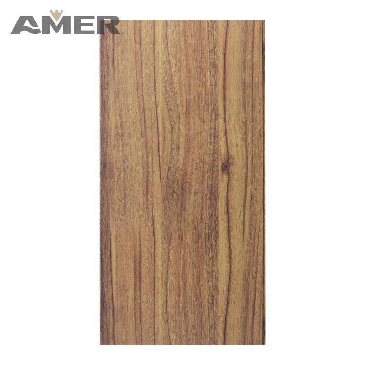 Amer 30cm width waterproof luxury hdpe mdf panels exterior garage bathroom plastic wall slat covering panel decor