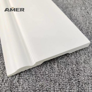 AMER Flooring accessories Polystyrene Flooring Molding for flooring wall base plastic skirting