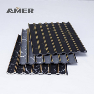 AMER Light weight waterproof charcoal Louver PS wall panel for modelling