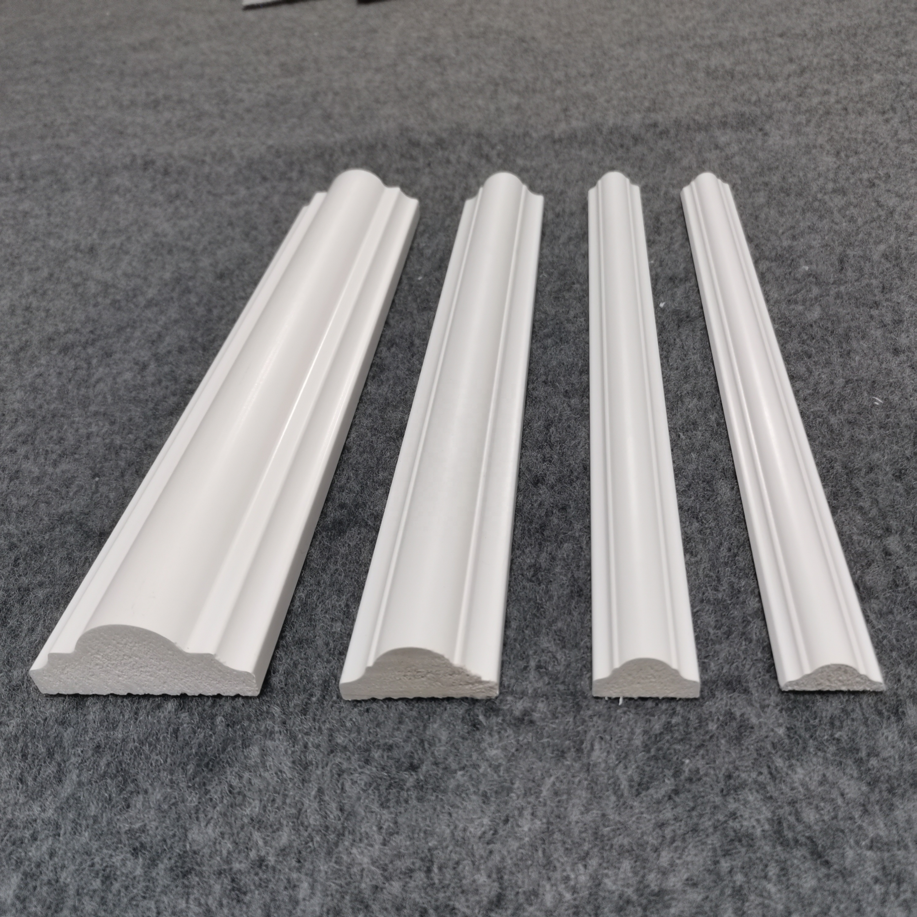 PS Flooring waterproof and impact-resistant PS Plastic skirting 2.4m length